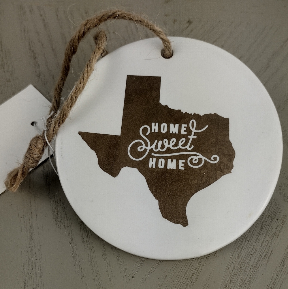 "Home Sweet Home"  Texas Ornament - Picture 6 of 6